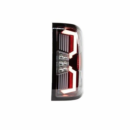 Renegade V2Led Sequential Tail Light - Glossey Black/Clear CTRNG0686-GBC-SQ